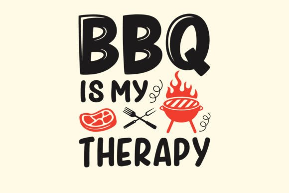 BBQ Is My Therapy Funny Grilling T-Shirt