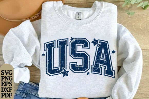 Distressed USA Svg Png Cut File Cricut
