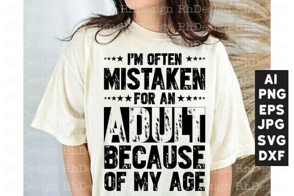 Funny Adulting Quote Shirt Design
