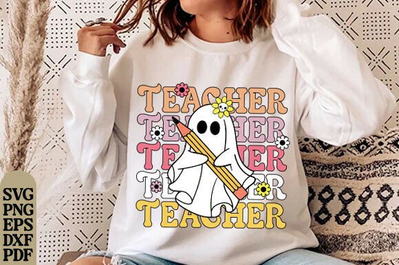 Halloween Teacher Shirt Svg