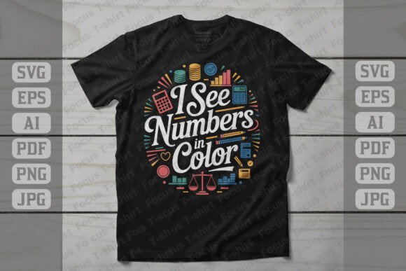 I See Numbers in Color SVG