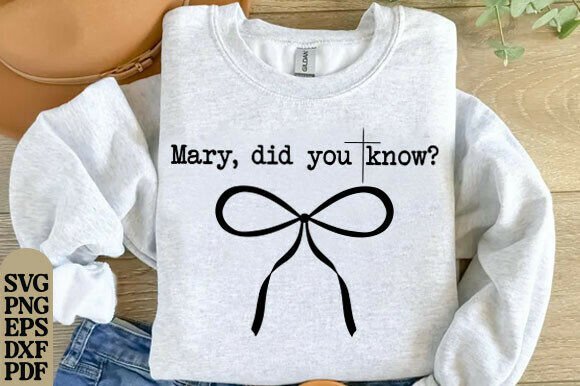 Mary Did You Know Svg Png Nativity Scene