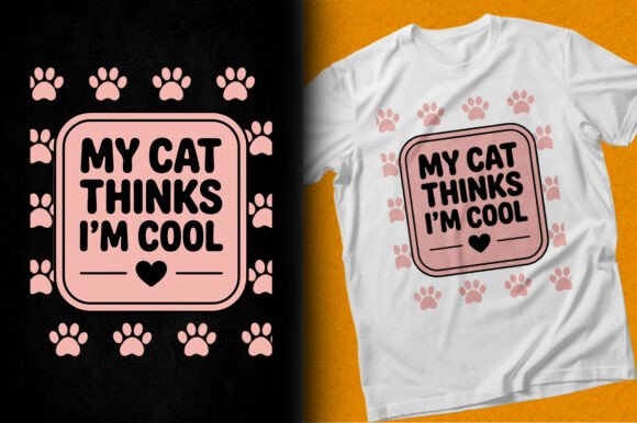 My Cat Thinks I'm Cool SVG Design