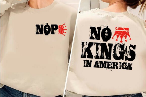 Nope No Kings in America SVG PNG Design