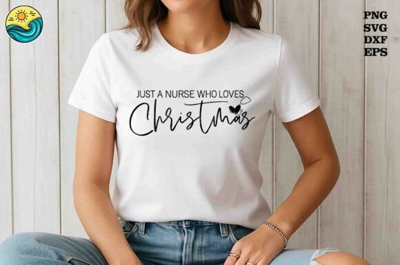 Nurse Who Loves Christmas SVG
