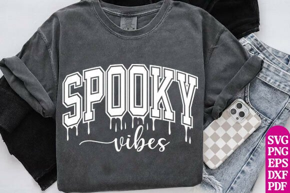 Spooky Vibes SVG PNG Halloween Vibes