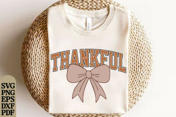 Thankful Coquette SVG PNG, Trendy Fall