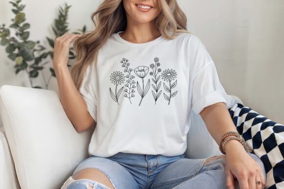 Wild Flowers Nature Lover Shirt SVG PNG